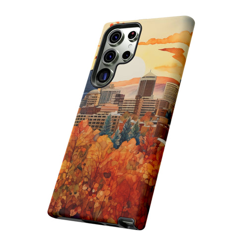 An Urban Autumn Overlook - Impact Resistant Phone Case